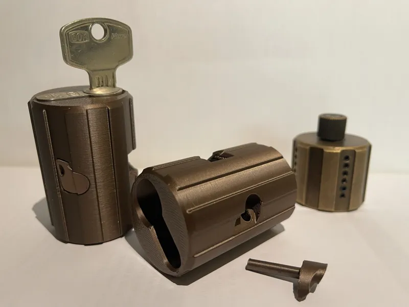 Euro Cylinder quick-change holder Sparrows-style