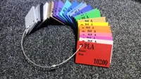 Schild + Farbfächer PLA Baisc Rot 10200