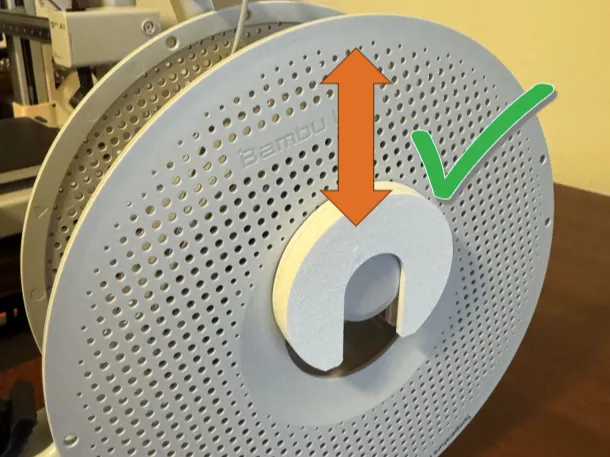 A1 - spool clip - prevent spool falling off holder