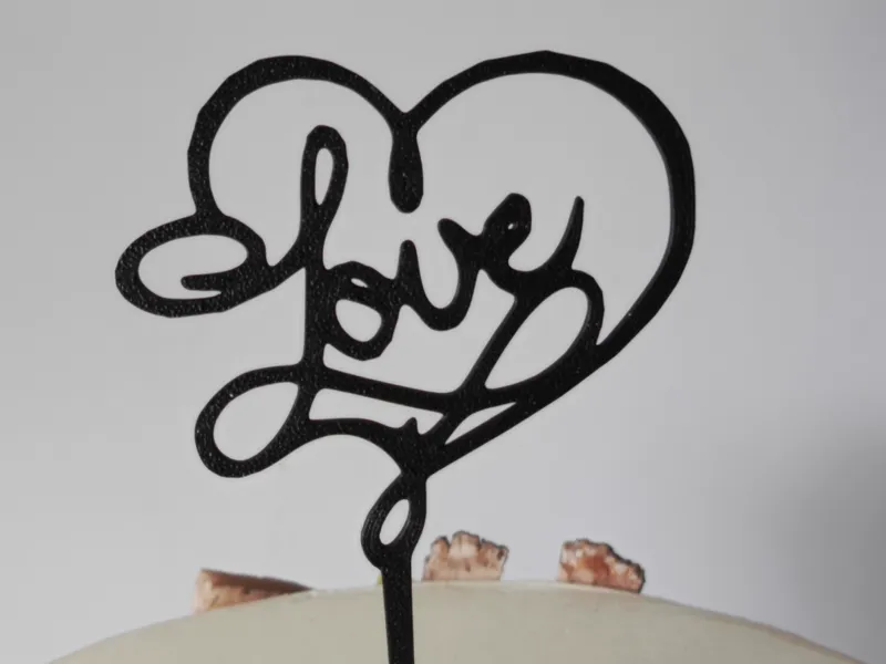 cake topper love