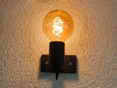Minimal Modular E27 Wall Light - 3D Lamp