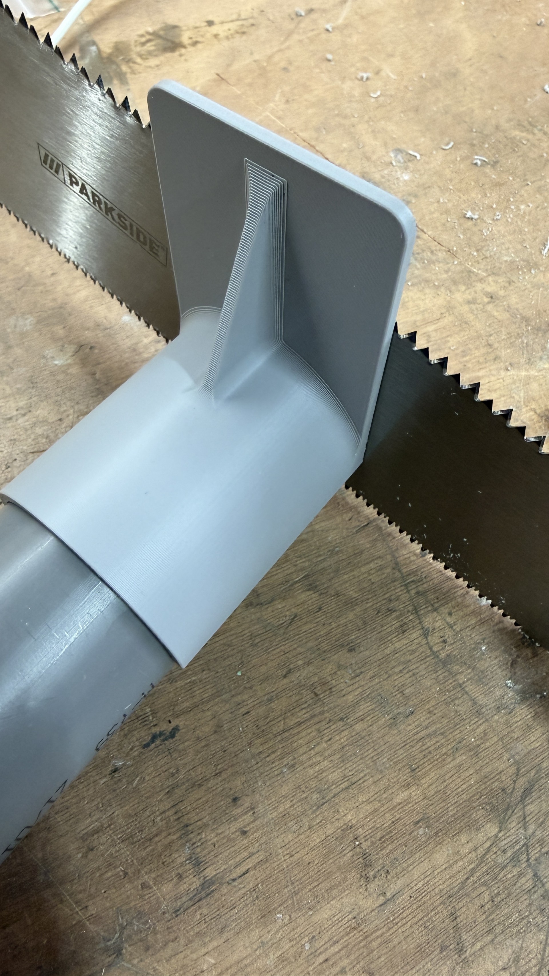 32/40/50 mm PVC pipe right-angle saw guide - Free 3D Print Model ...