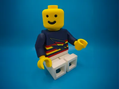 AFL Brick Man - Adelaide Crows 2026 (500%) Stripes