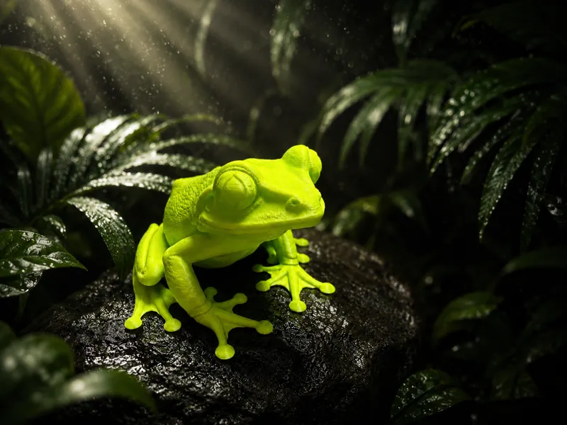 Realistischer Baumfrosch – Detailliertes 3D Modell