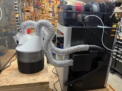 Closed loop carbon+HEPA filter for your 3D printer