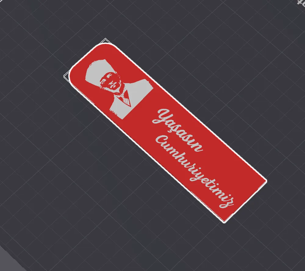 Adorno decorativo y figura decorativa con símbolo de Ataturk especialmente diseñado, regalo coleccionable