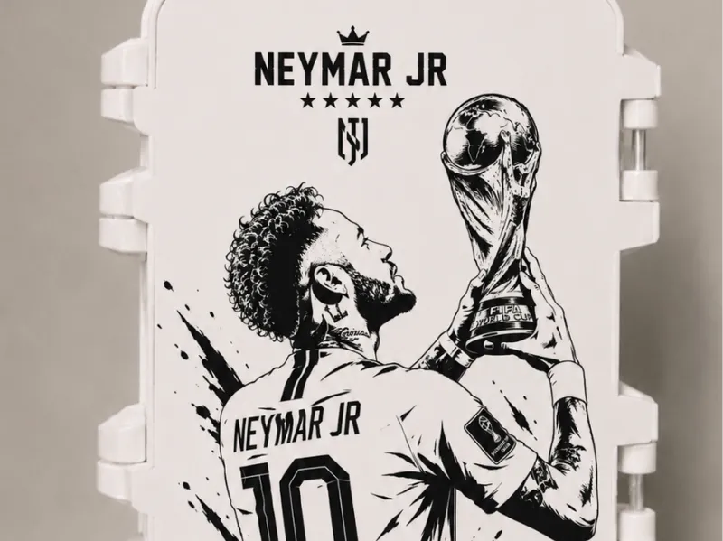 Caja organizadora de cromos de fútbol – Neymar JR