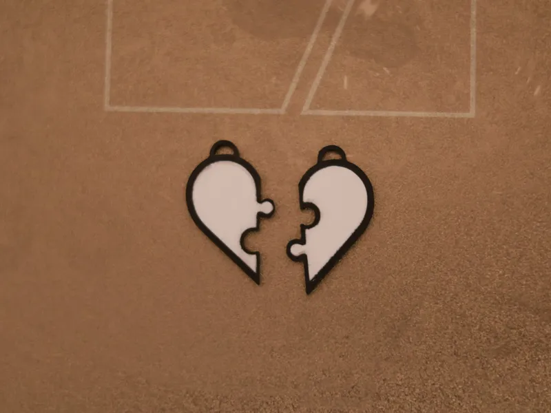 Heart puzzle for two