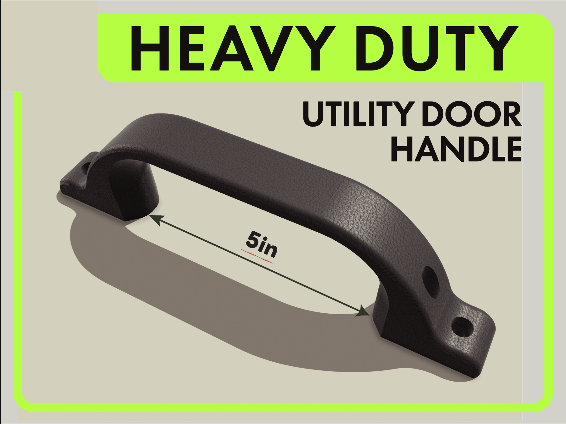 Heavy Duty Sturdy Door Handle & Utility Pull