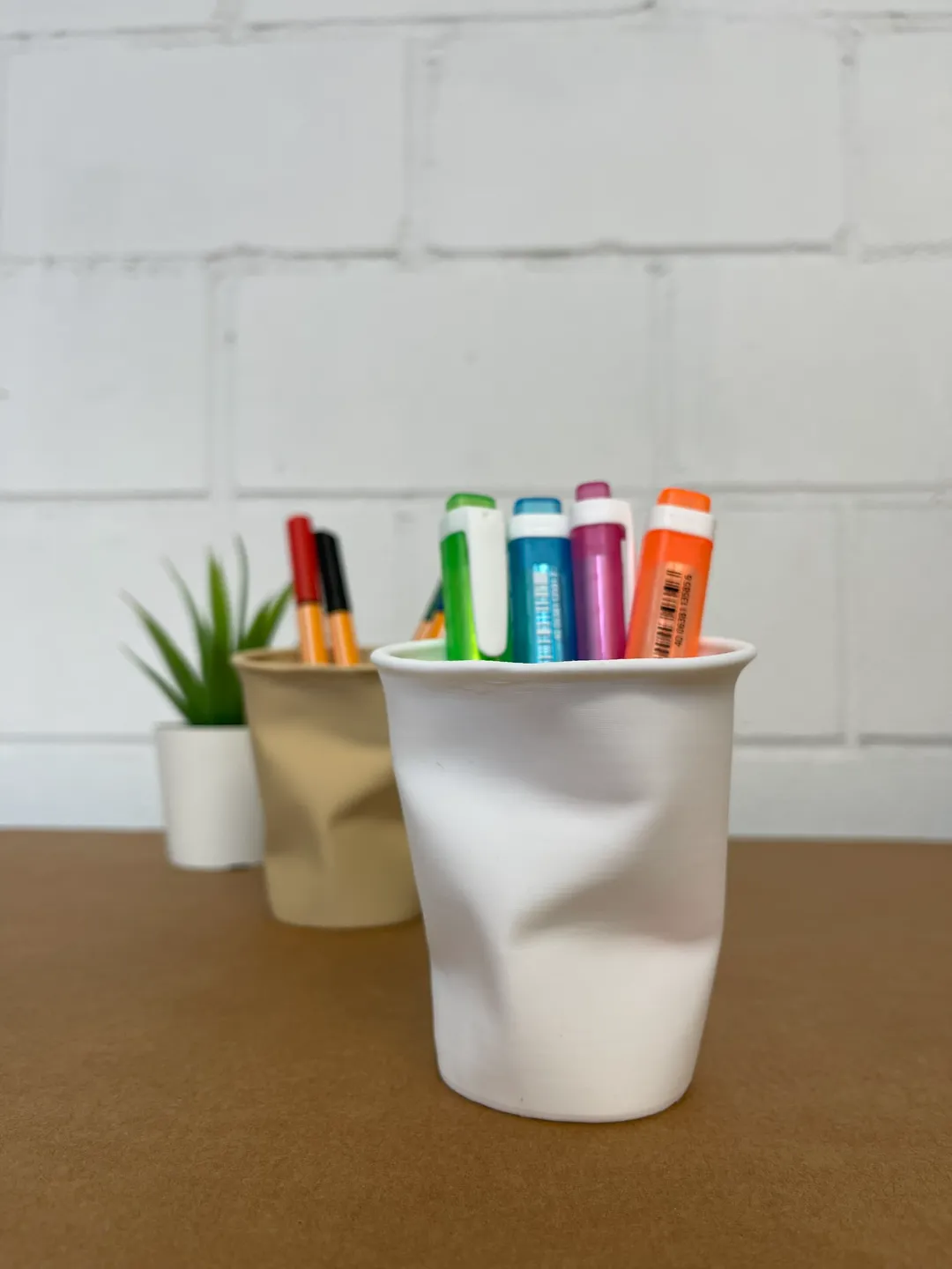 Crushed Paper Cup view 3