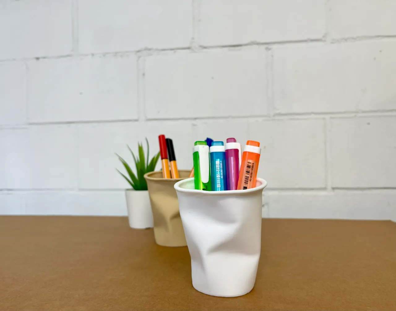 Crushed Paper Cup view 4