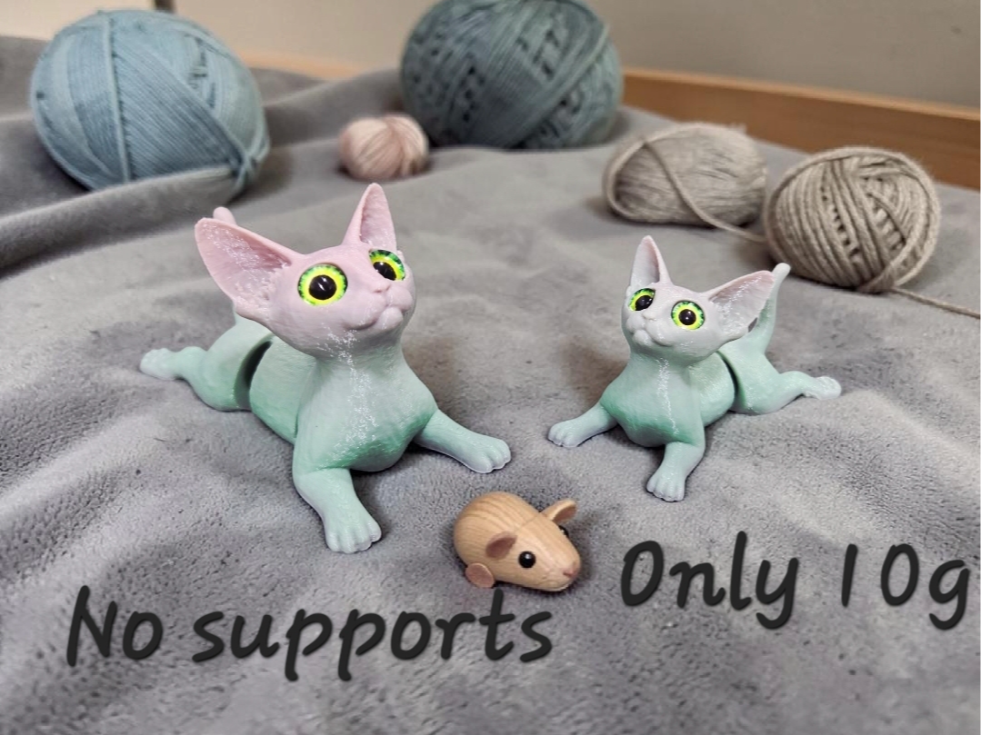 SC Flexi Siamese Cat - glass eye compatible