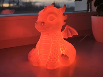 Baby Dragon Lamp