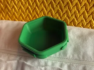 Interlocking Token Tray, Hex Shape