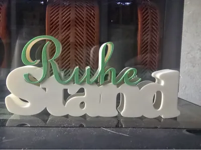 Decorative Retirement Lettering