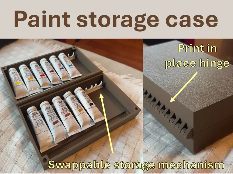 Paint storage case