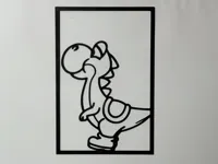 Silhouette Yoshi — décoration murale — photo 2