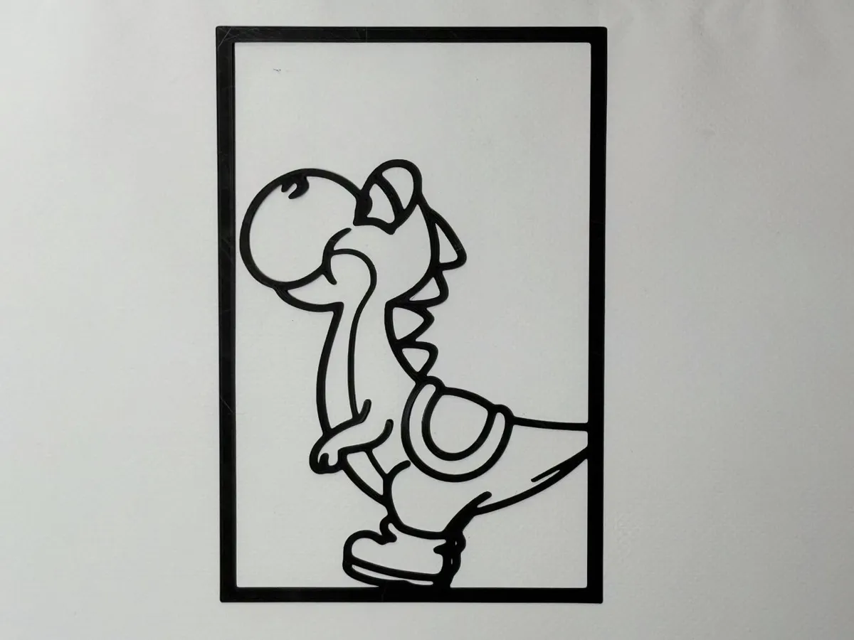 Silhouette Yoshi — décoration murale