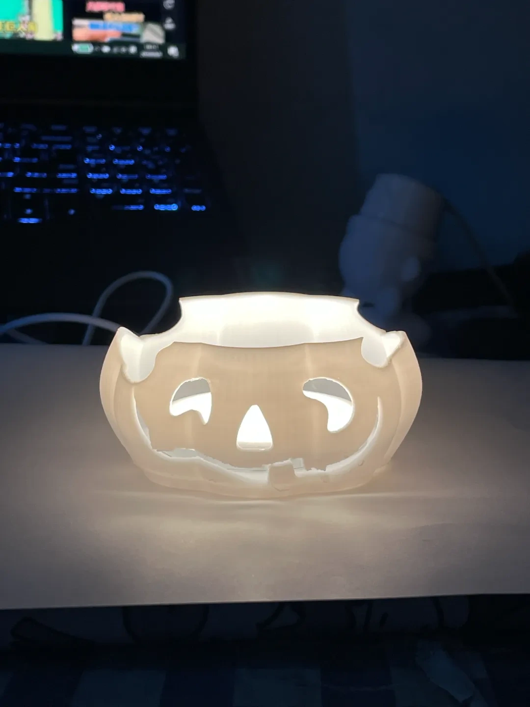 Plants vs. Zombies] Pumpkin Lampshade - Free 3D Print Model