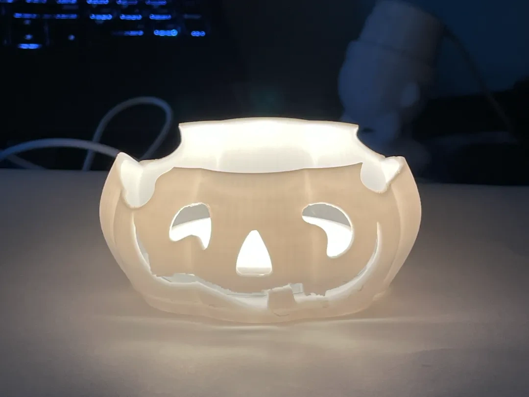 Plants vs. Zombies] Pumpkin Lampshade - Free 3D Print Model