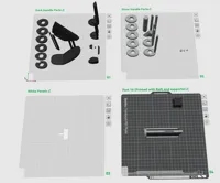0.2mm layer, 2 walls, 15% gyroid, Colored, numbered parts
