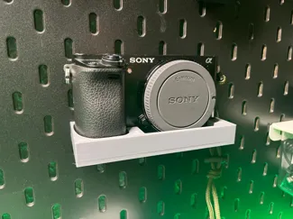 SONY a6000 Ikea Skadis Pegboard Holder 