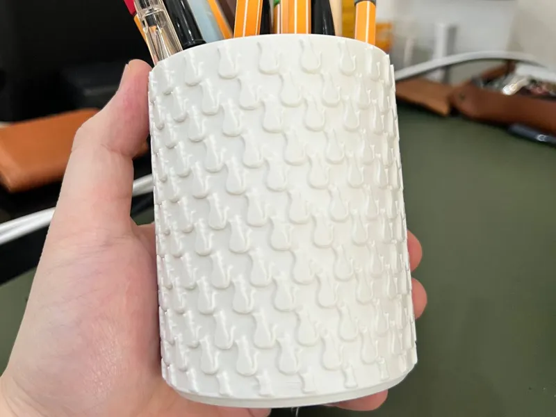 Cat Whisker Crest Pen Holder Multipurpose Storage