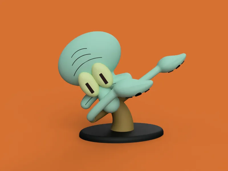 Dabbing Squidward