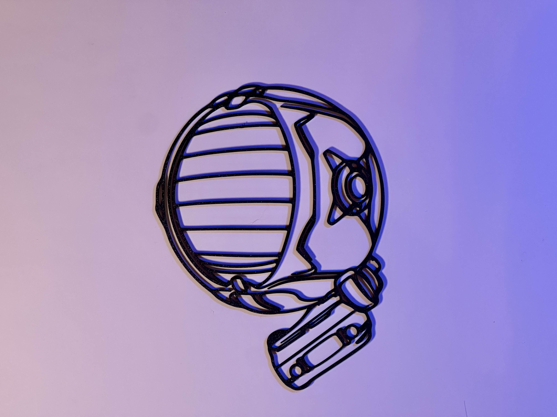 Art mural Line Art Dominus Flip Reset RocketLeague