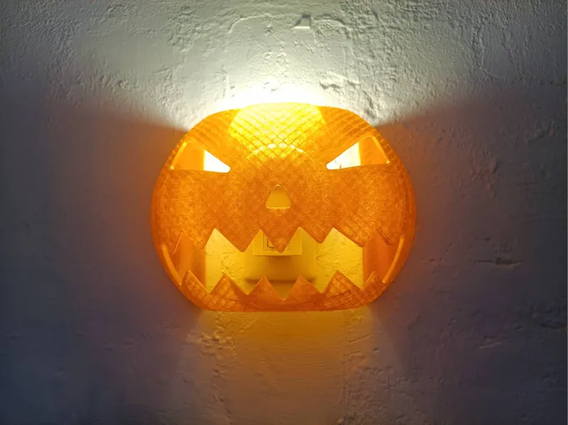 壁貼式南瓜燈罩茶燈 pumpkin  lampshade