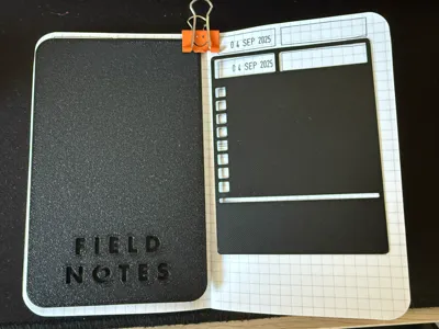 Field Notes Daily 4/8 Things Stencil – Date Stamp