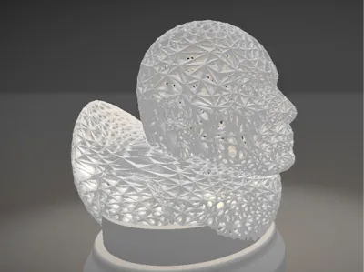 The Rock Johnson Duck Lamp