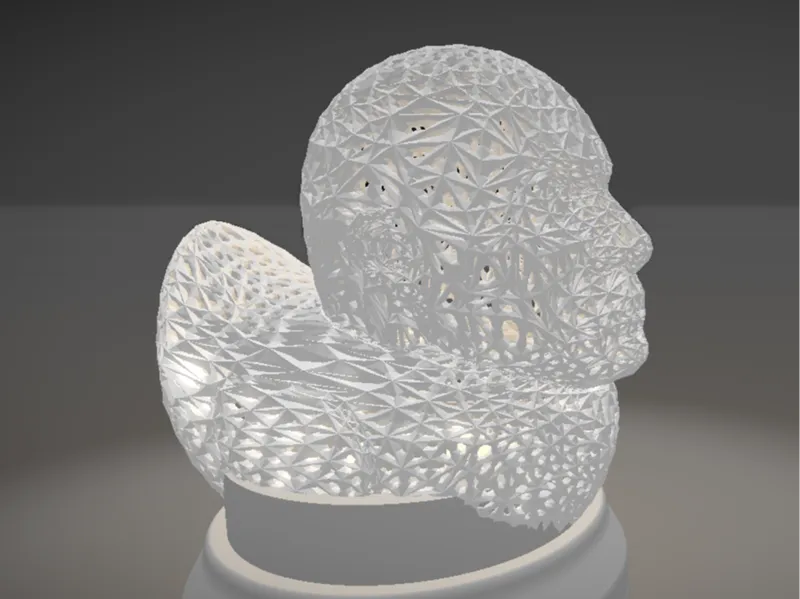 The Rock Johnson Duck Lamp
