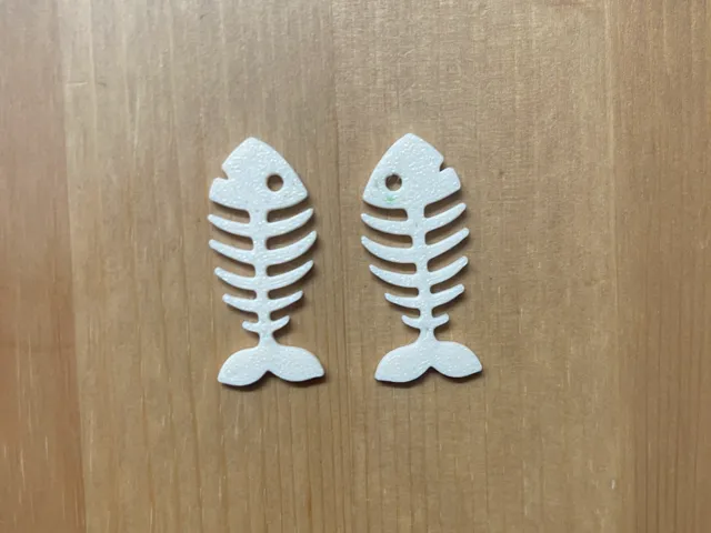 Fish Bone Earrings