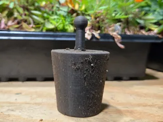 Speed Dibbler–For Fast, Clean Seedling Transplants