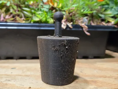 Speed Dibbler–For Fast, Clean Seedling Transplants