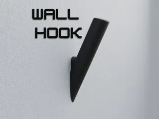 Wall Hook | Invisible Mounting - With Cover