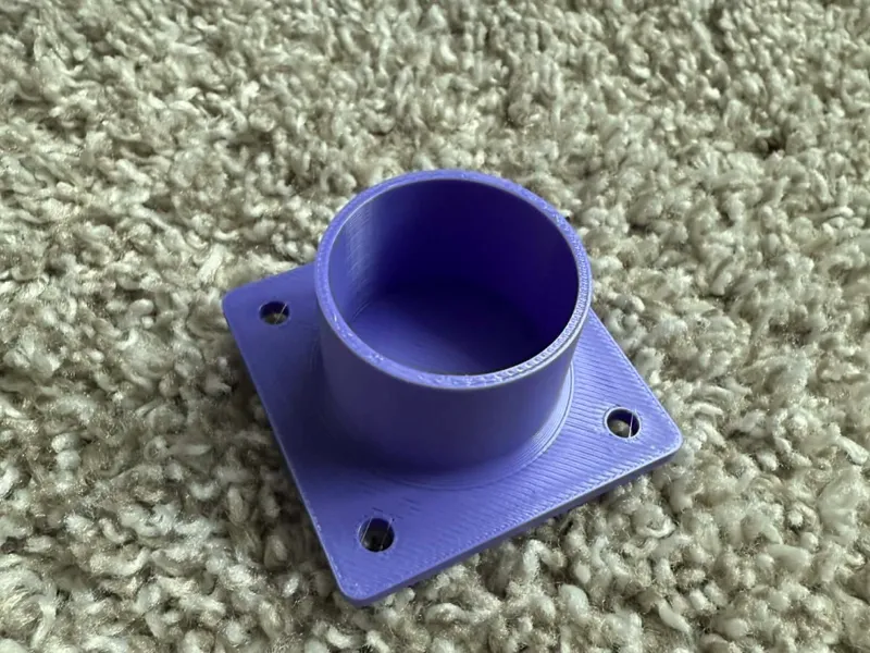 .75 Inch PVC Pipe Wall Mount