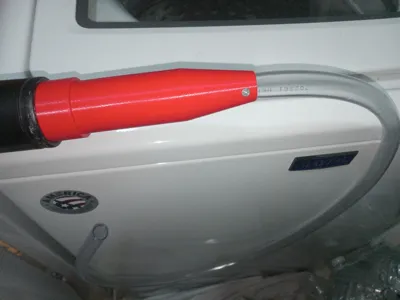 Dryer vent cleaning adapter