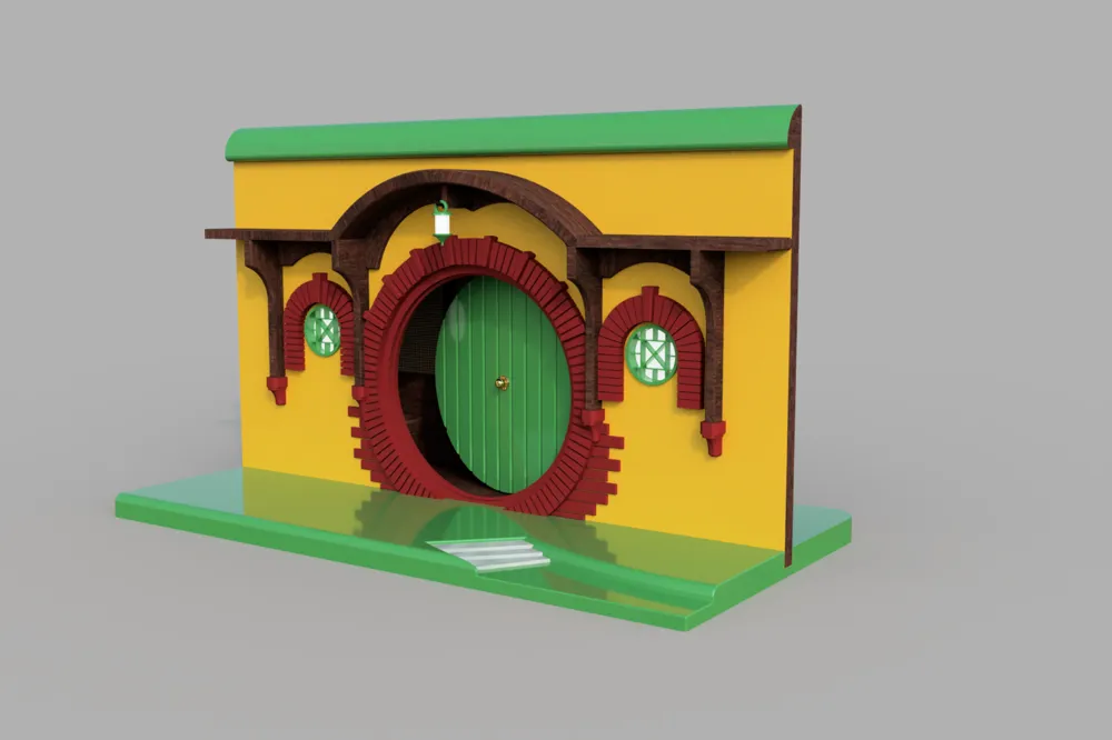 Bag End Book Nook or display. by harrisondavies MakerWorld