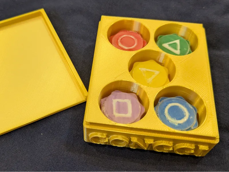Gonggi Stones Case with Sliding Cover