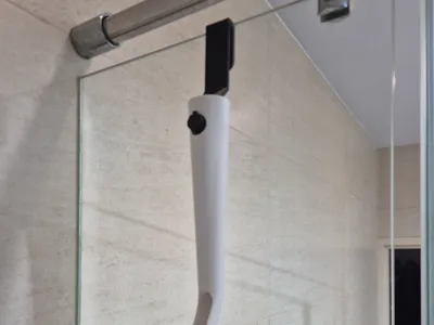 Ikea lillnaggen shower glass wiper holder