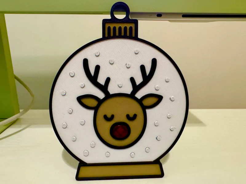 Raindeer Christmas ornament