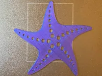 Pochoir étoile de mer — photo 1