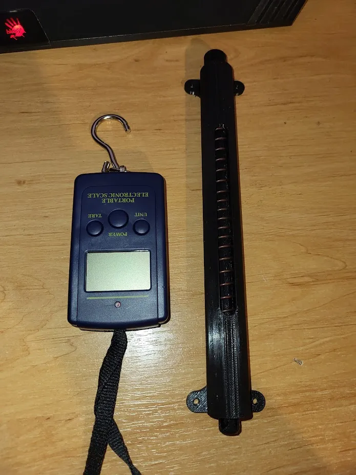Airsoft AEG spring measure tool