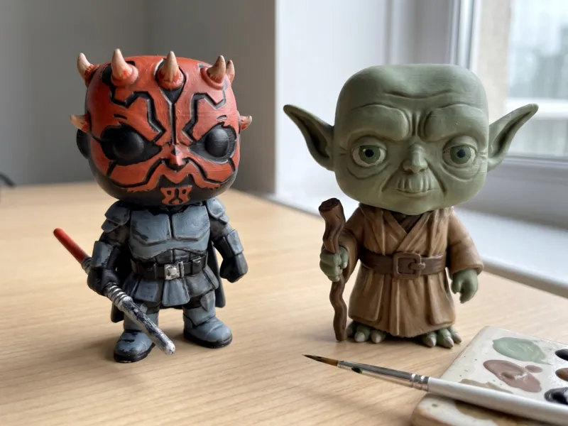 Darth Maul & Master Yoda - Funko Pop Style Set