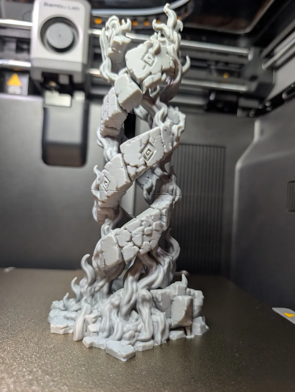 Arcane Flame Pillar – Runic Stone Monument - Free 3D Print Model ...