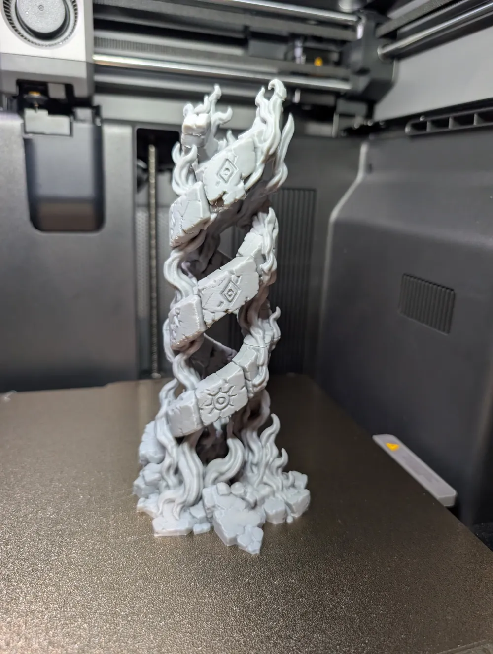 Arcane Flame Pillar – Runic Stone Monument - Free 3D Print Model ...