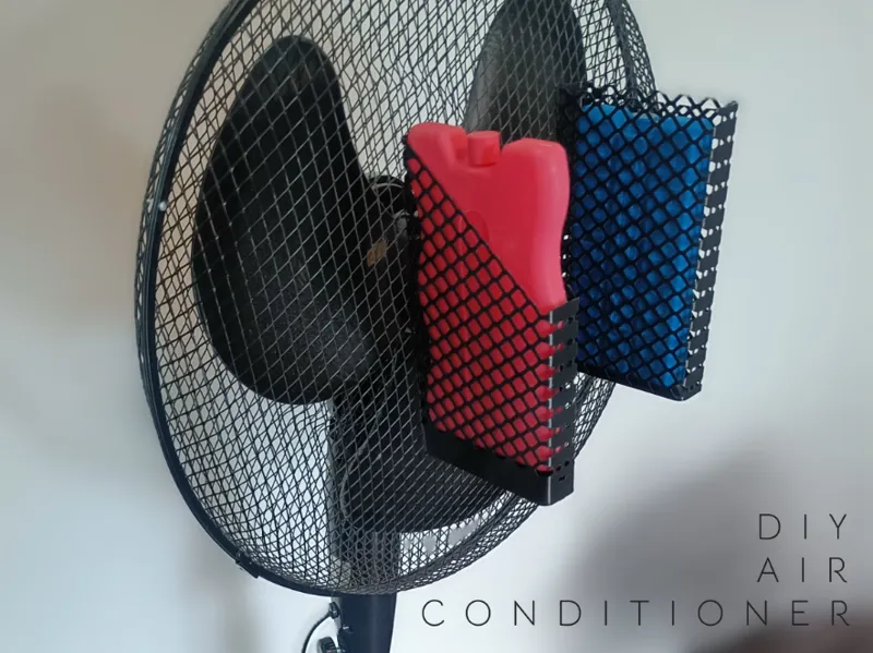 Kühlakku-Halter für Ventilatoren – Raumkühlung 