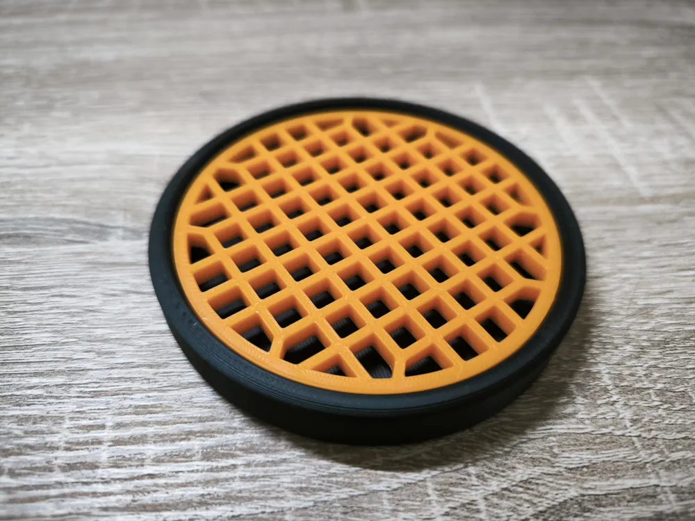 Geomoetric Inset Pattern Coaster Set - Base and 9 Geometric Inserts - Free 3D Print ...